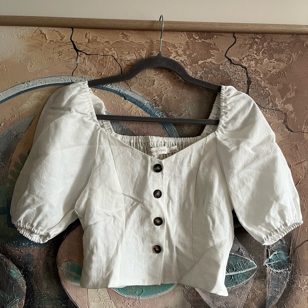 Bishop + Young White Blouse